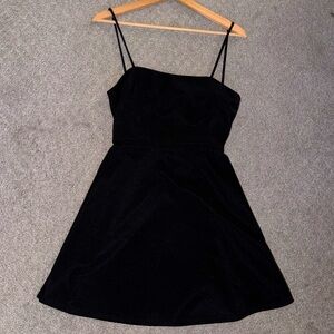 Urban Outfitters Black tie back dress